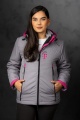 Telekom-Damen Winterjacke 2.0-grau-Gr.M-3-IN-1 Kombi